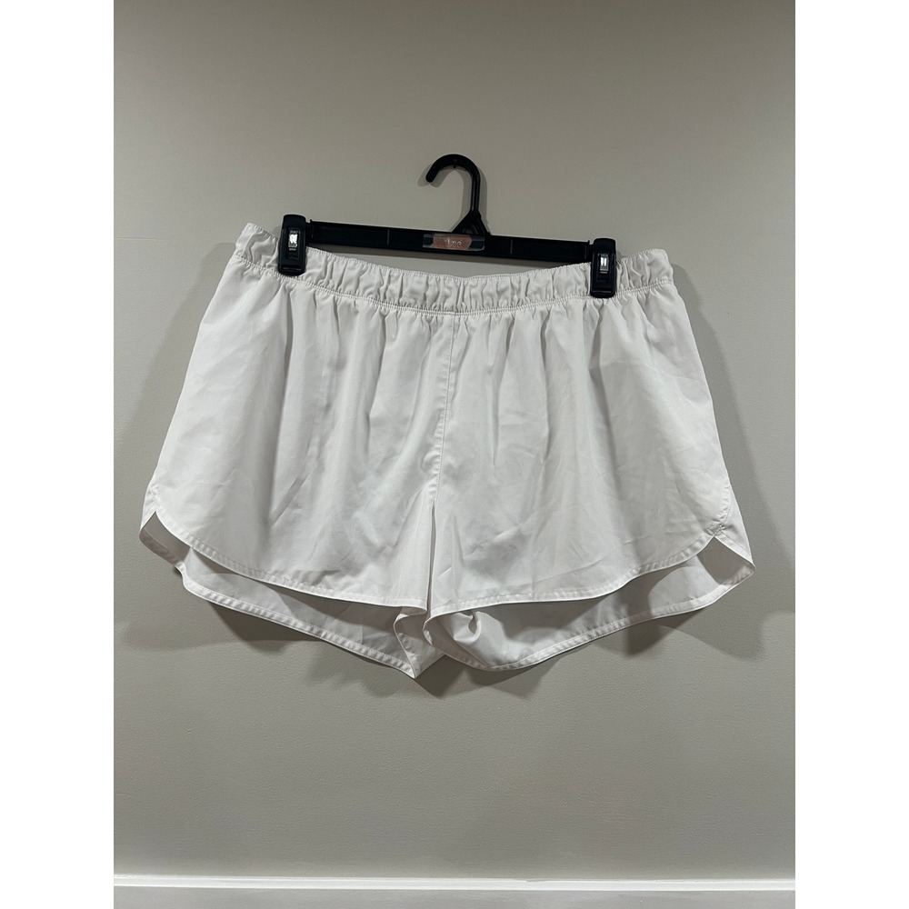 Old Navy Active Athletic Shorts Running White Workout Quick Dry Women Size XL